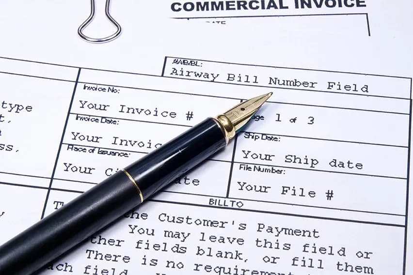 How commercial invoice works