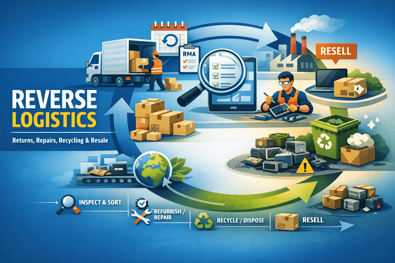 how reverse logistics work