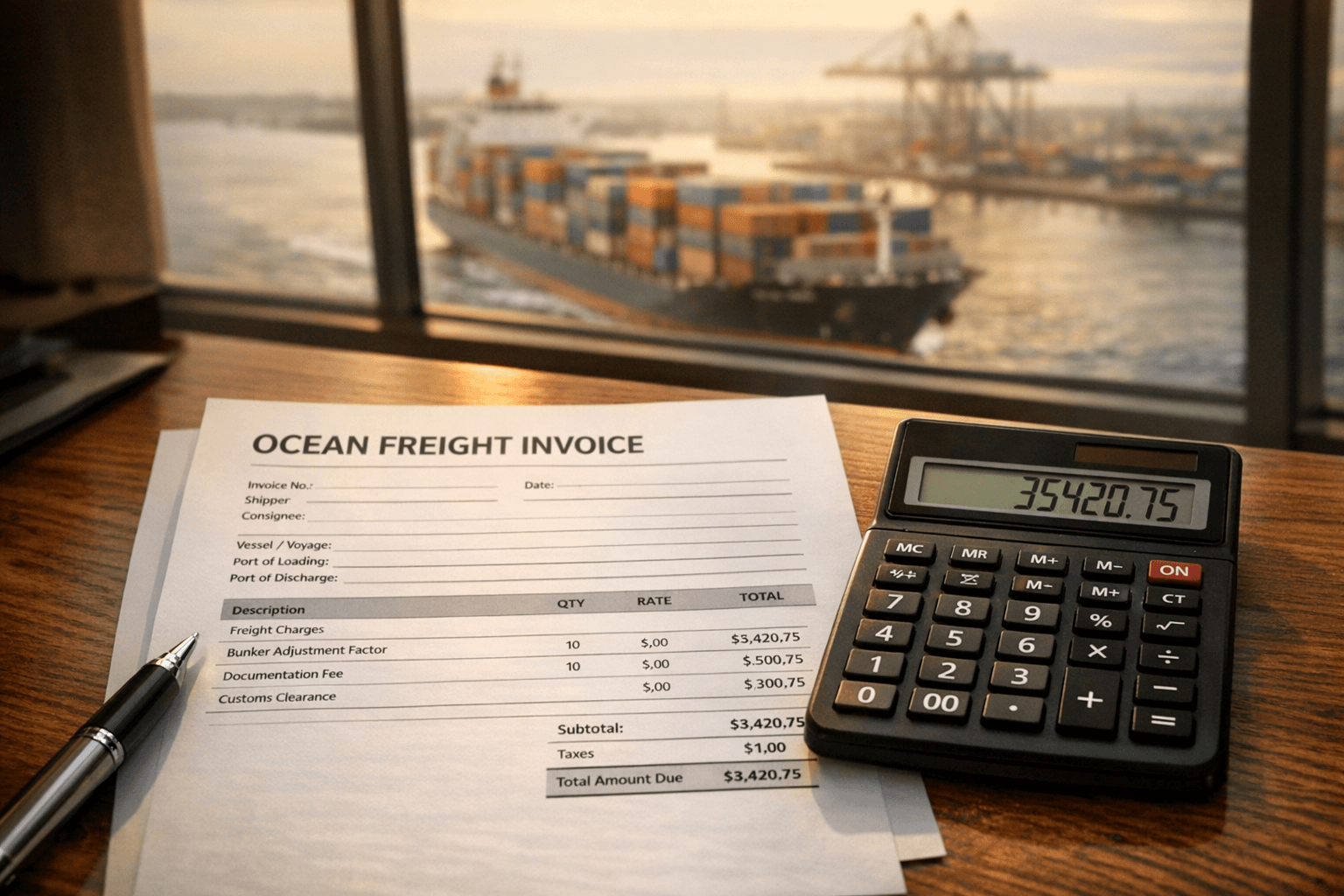 Ocean Freight Surcharges Explained: BAF, CAF, THC, and More